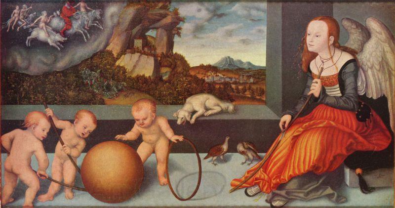 Lucas Cranach Melancholie Norge oil painting art